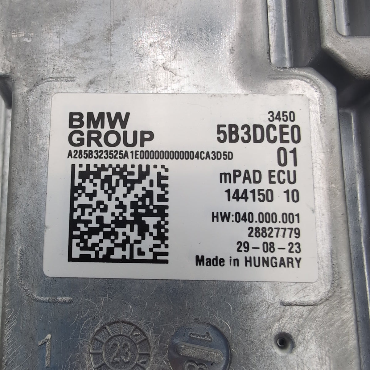 2023 2024 2025 BMW i5 G60 i7 G70 X5 X6 X7 XM mPAD ECU Control Module 5B3DCE0