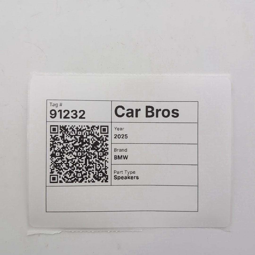 2022 - 2025 BMW i7 XM Bowers Wilkins Alev 4 High End Mid Range Speaker 5A12120