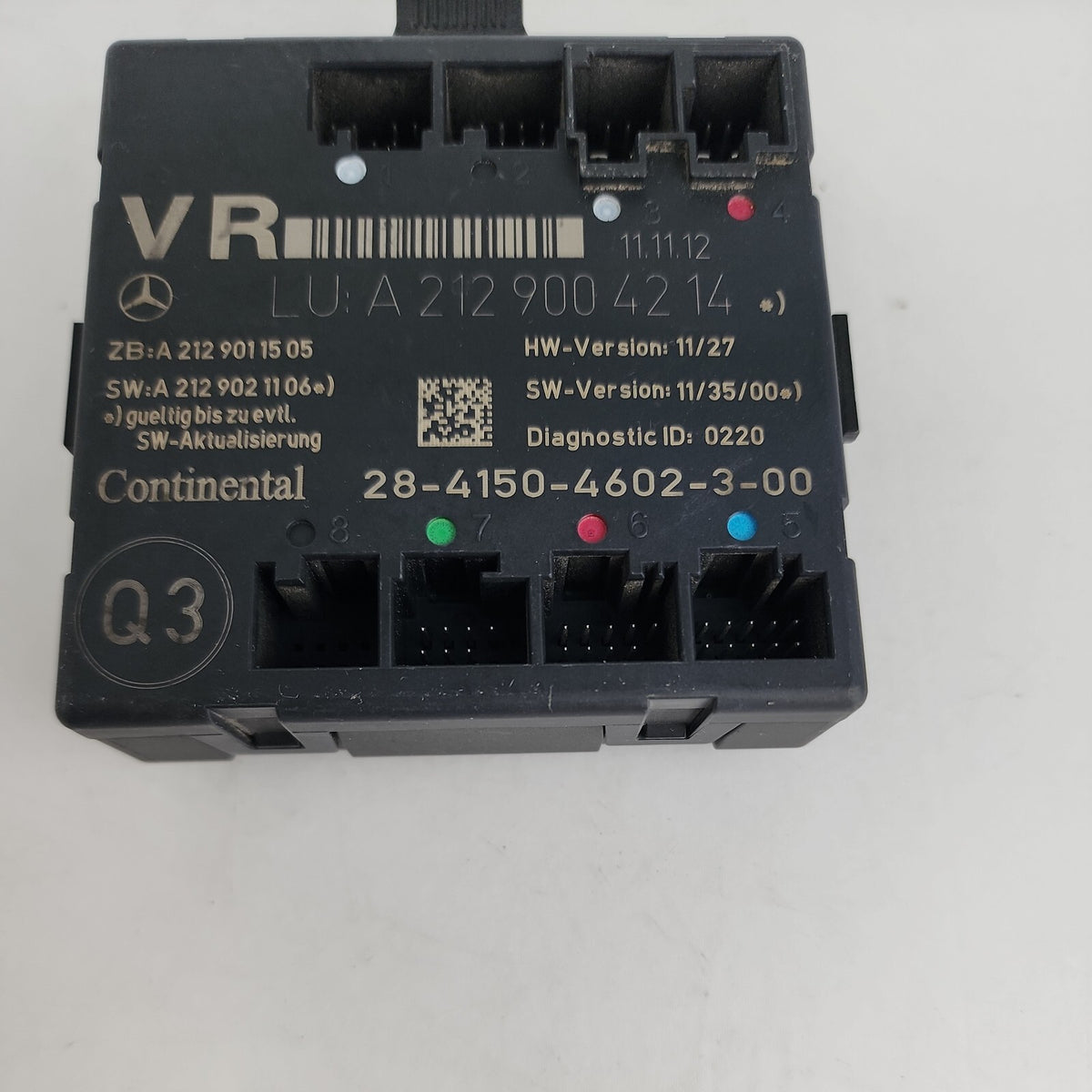 08-18 Mercedes W204 C250 E400 C300 Front Right Side Door Control Module