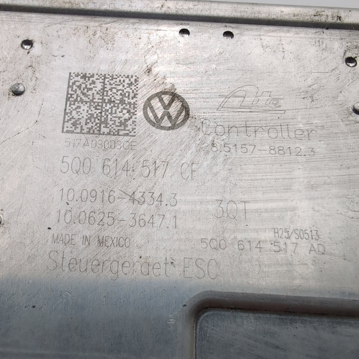 2018 2019 2020 Volkswagen Atlas ABS Anti Lock Brake Pump 5Q0614517CF