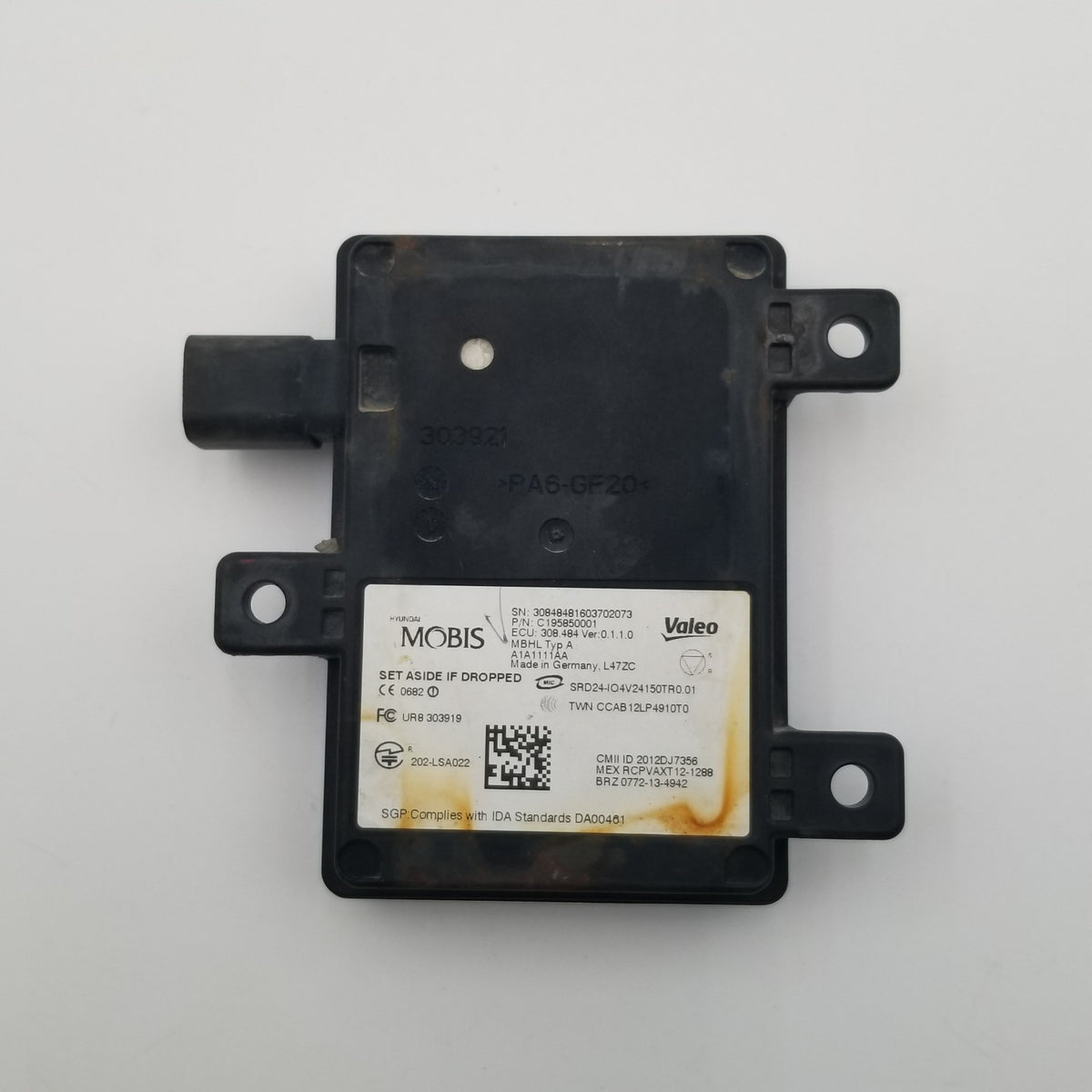 2015 2016 2017 Hyundai Sonata Rear Blind Spot Radar Sensor Module C195850001