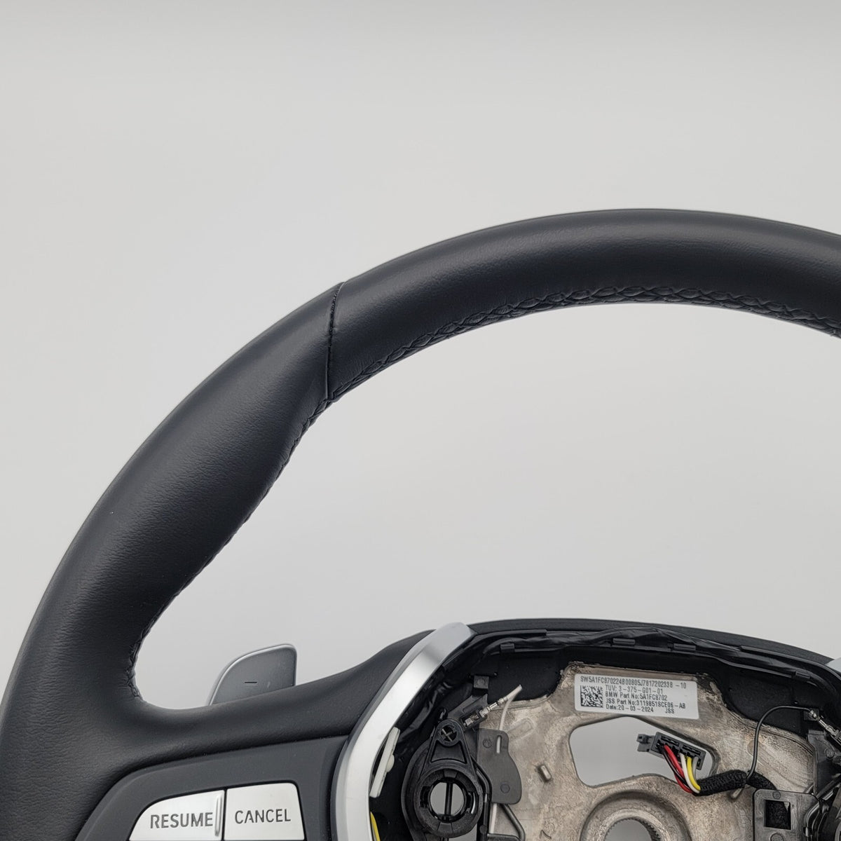 2018- 2023 OEM BMW G01 X3 Sport Leather Steering Wheel HEATED Paddle Shifters