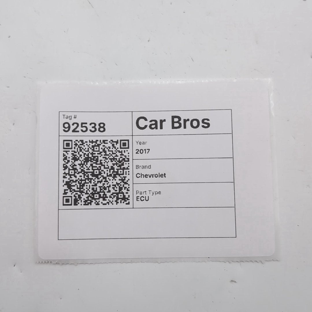 2017 2018 Chevrolet Sonic 1.8L Engine Computer Control Module ECM E78 12670309