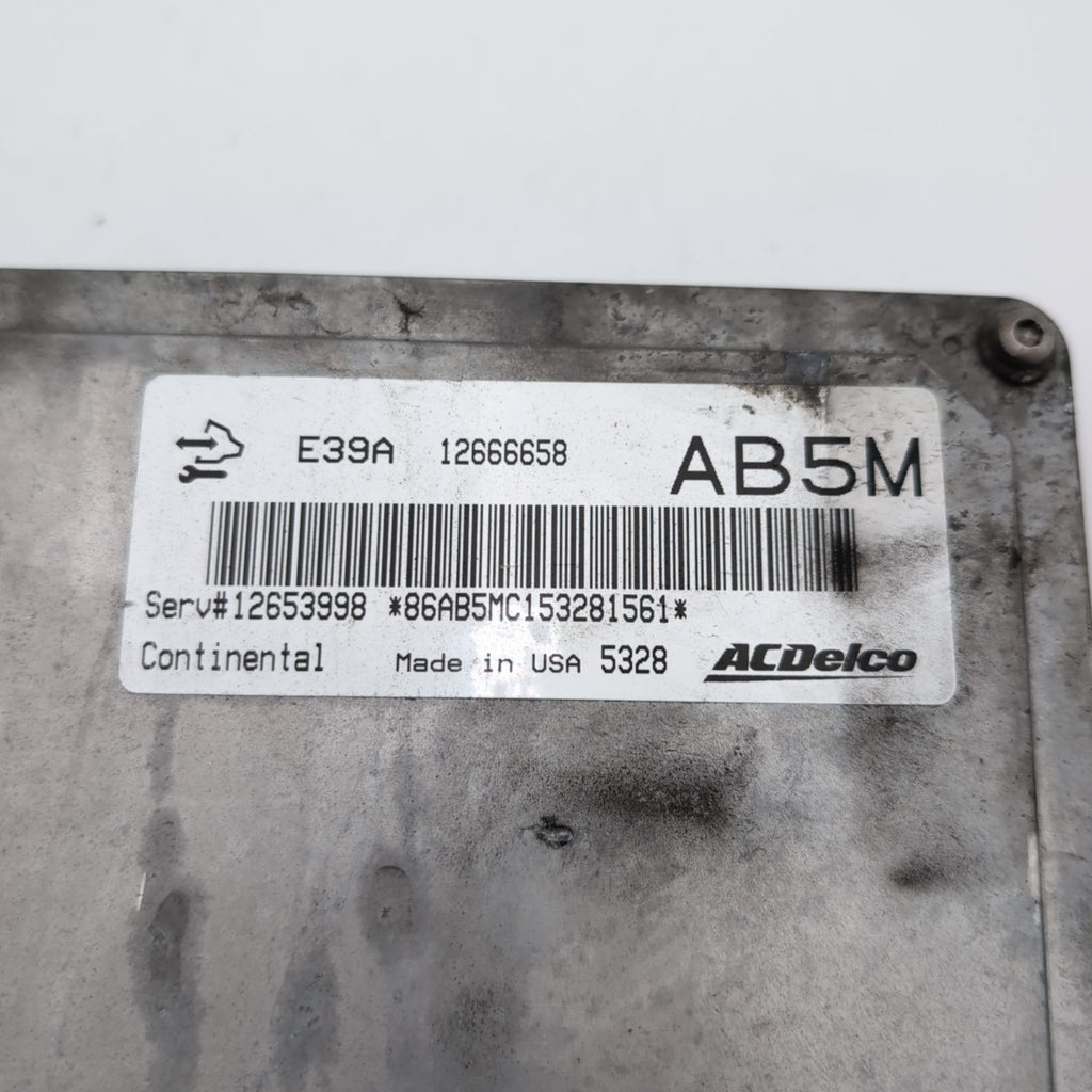 2013 - 2016 GMC Acadia Engine Computer Control Module ECU E39A 12666658