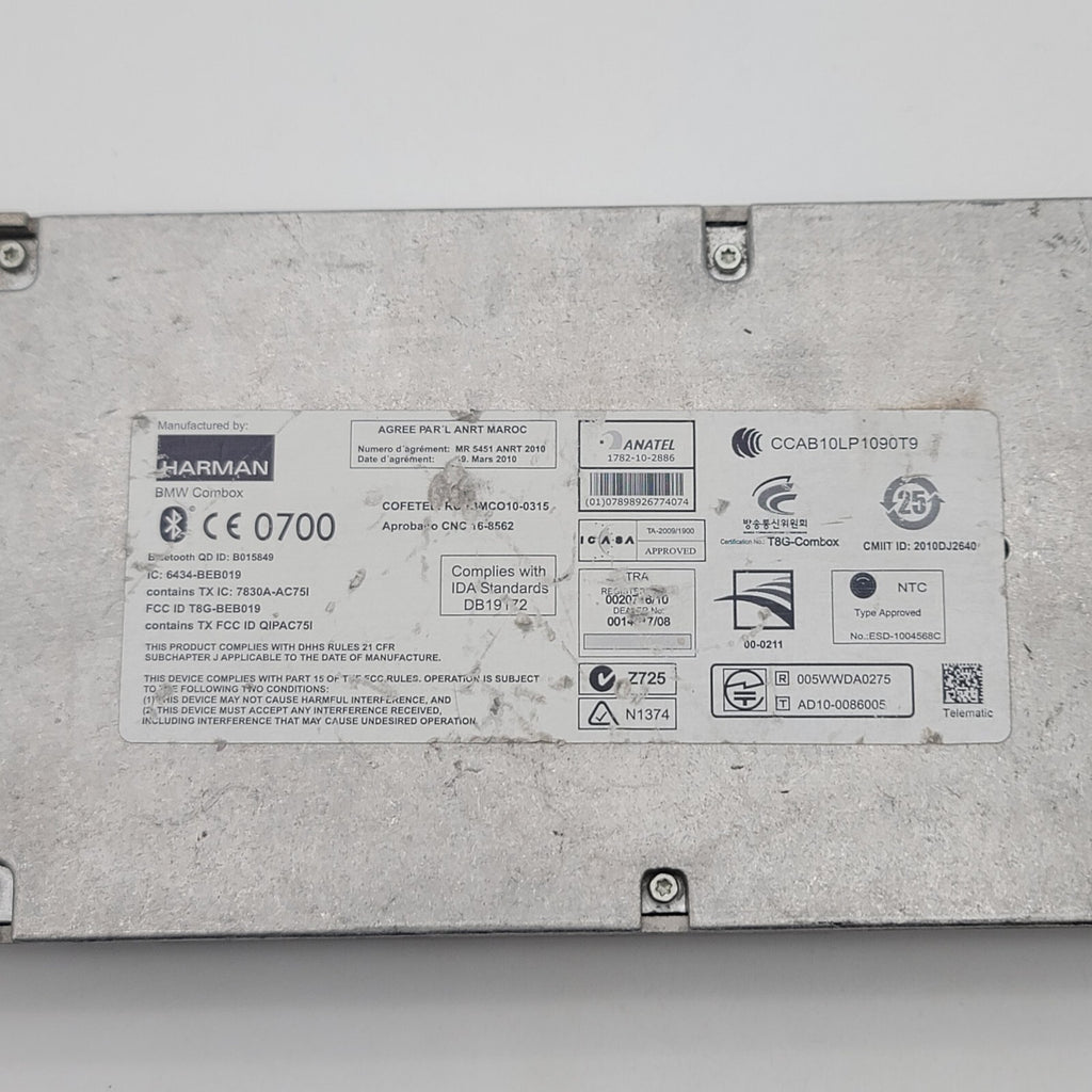 2011- 2016 BMW F07 F10 F30 F01 Telematics Communication Control Module 9257153