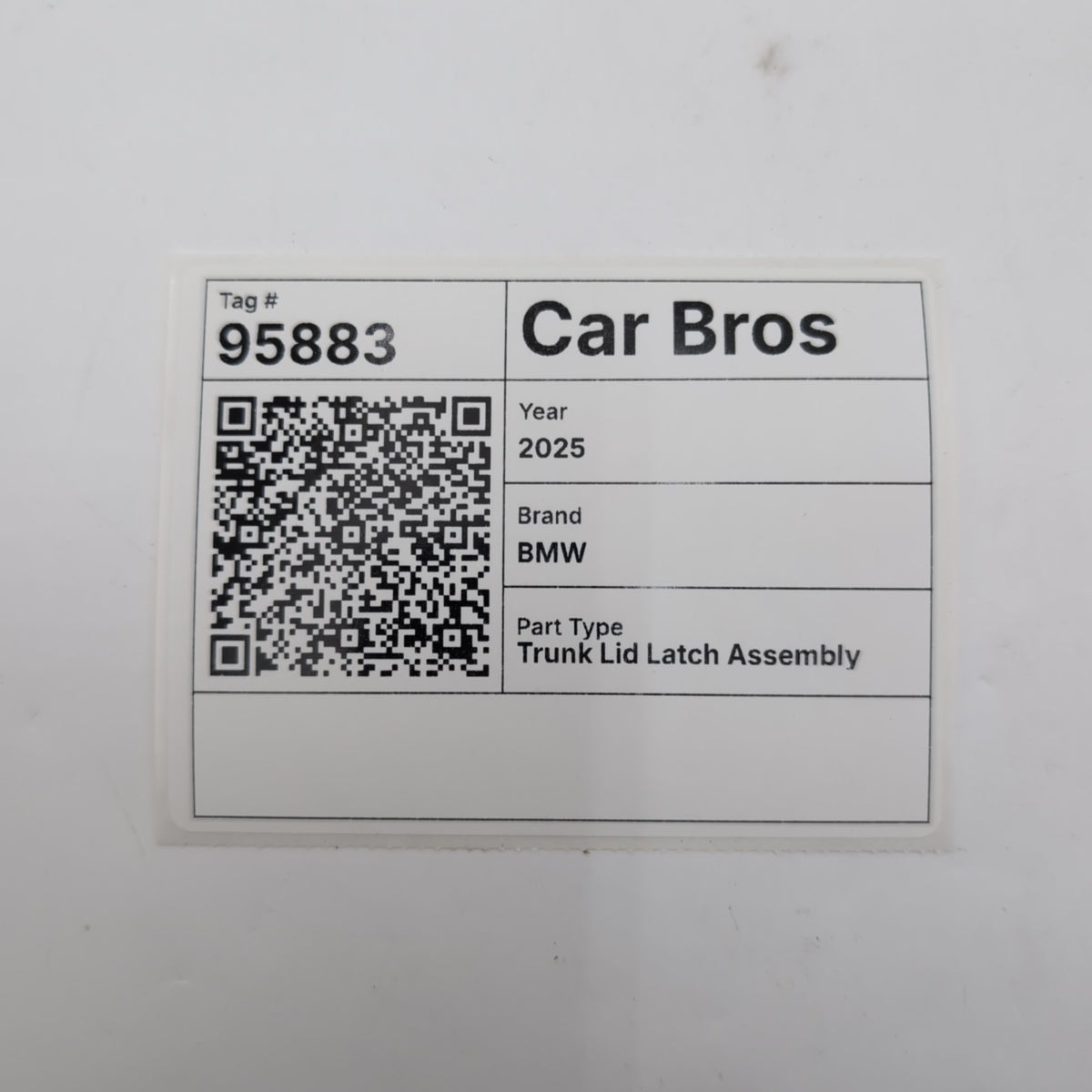 2021 - 2026 BMW 330i M340i G20 M3 Trunk Lid Lock Latch Actuator Motor Assembly