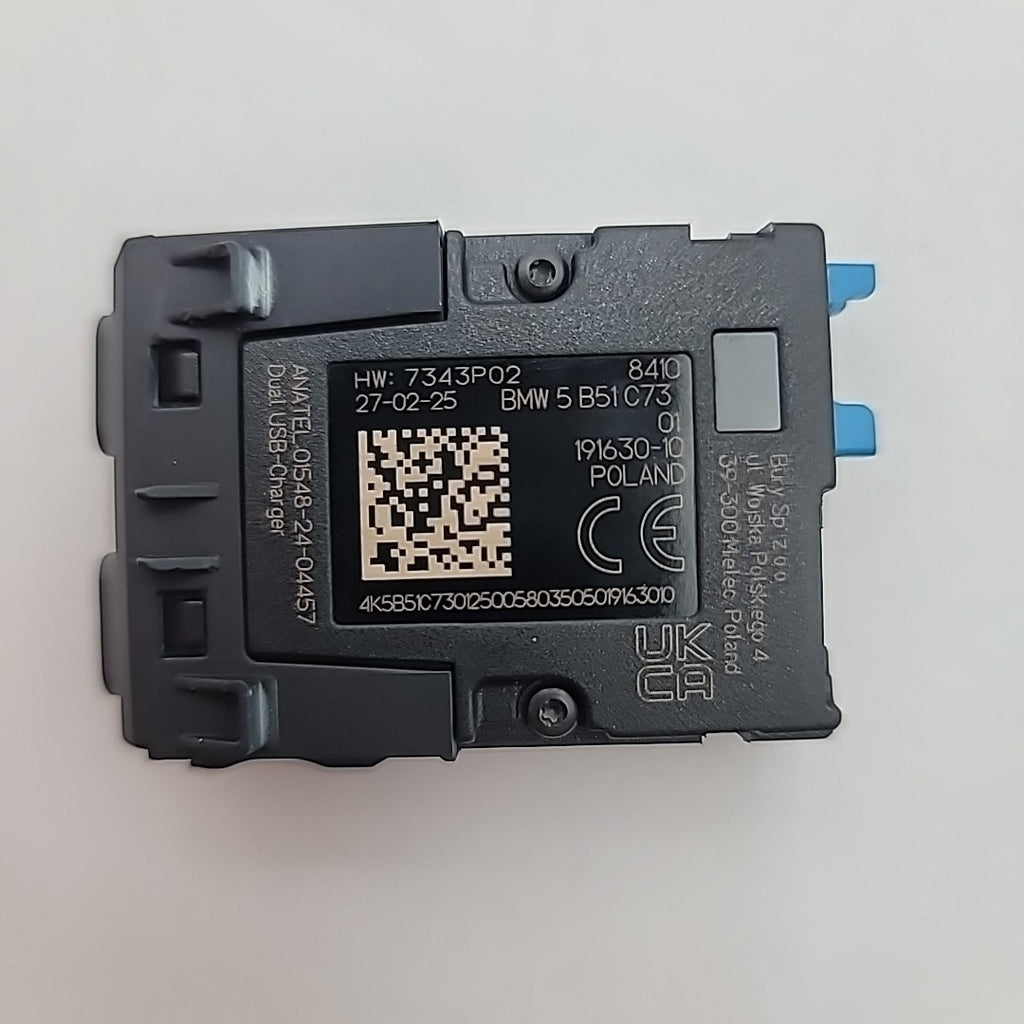 2025 2026 BMW 540i 530i 550e i5 M5 X3 G45 Dual Socket USB Port 5B51C73