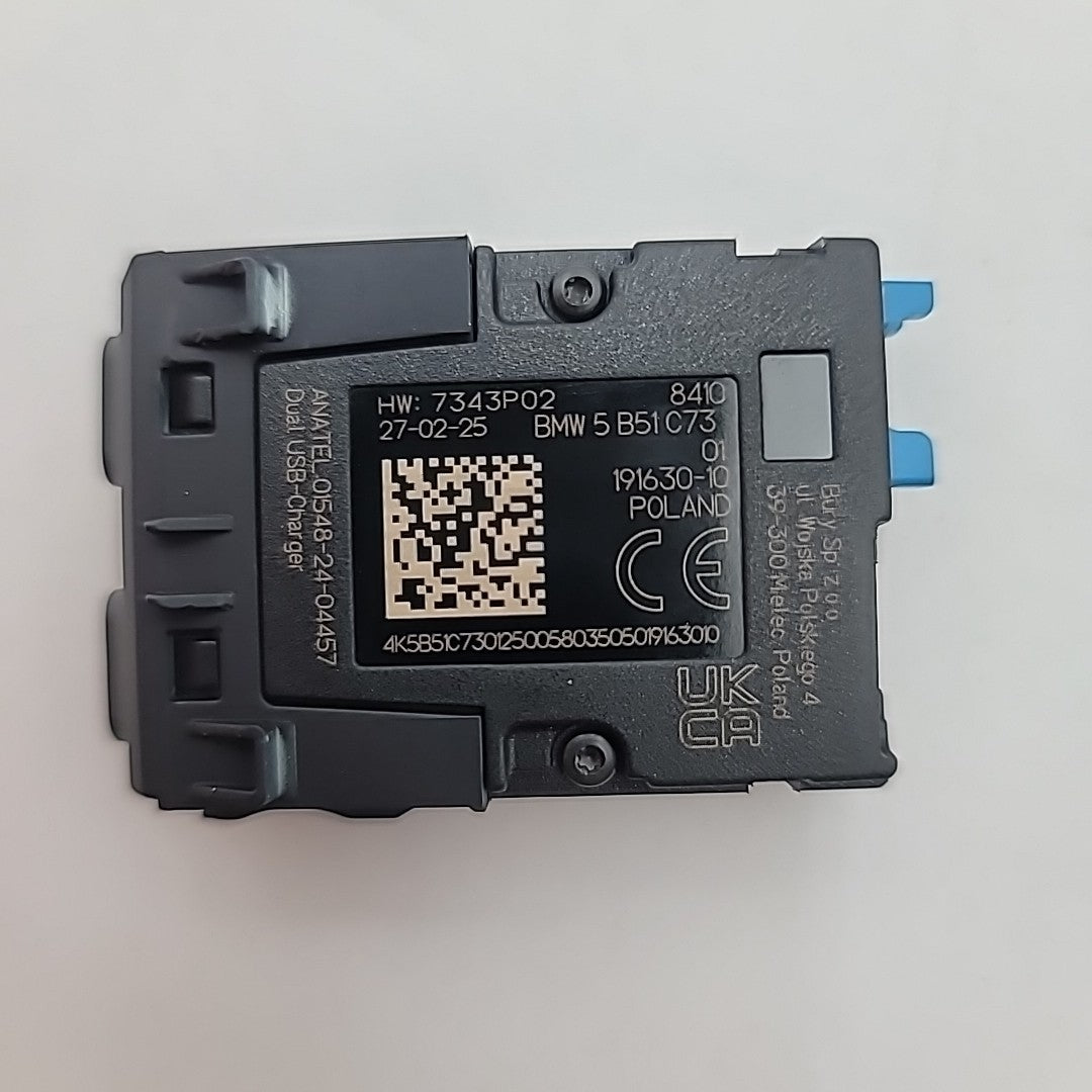 2025 2026 BMW 540i 530i 550e i5 M5 X3 G45 Dual Socket USB Port 5B51C73