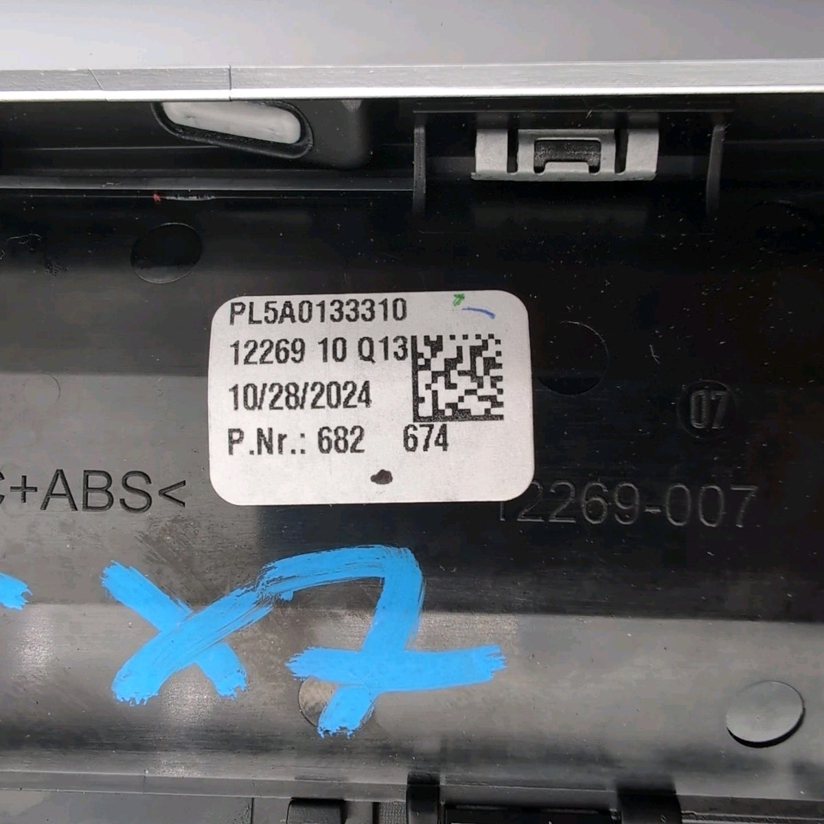 2024 2025 BMW X7 G07 DASH RIGHT SIDE UPPER COVER TRIM PANEL & AIR VENT GRILLE