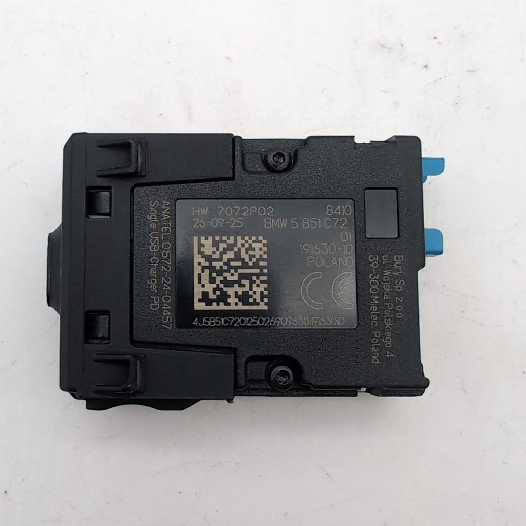 2025 2026 BMW X5 USB Bush Single Socket Port 5B51C72