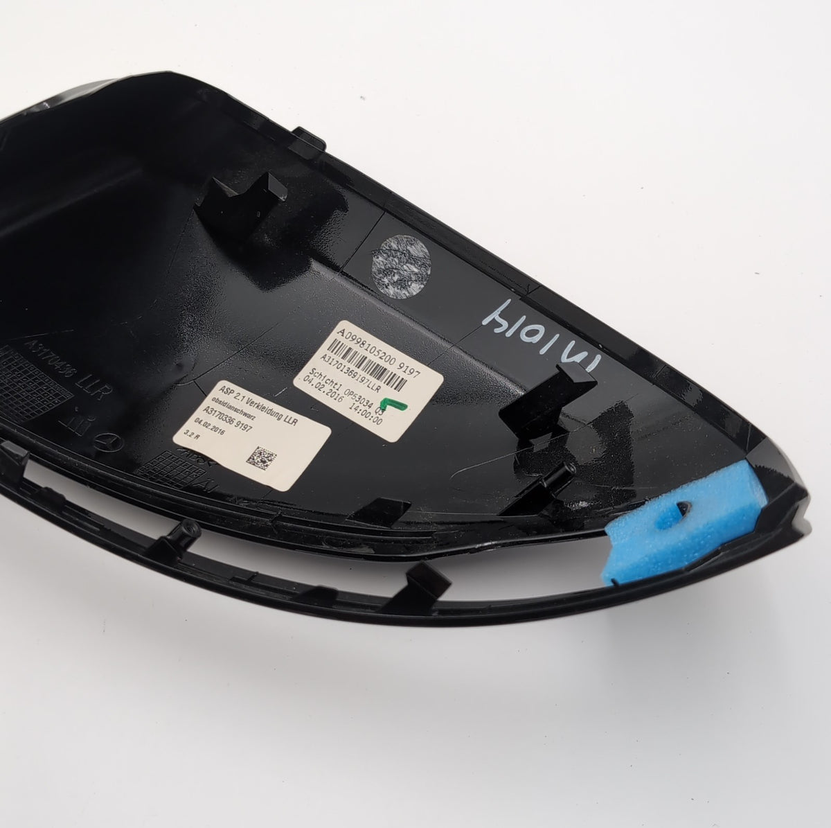 2015- 2020 Mercedes W205 W222 W213 Right Mirror Cover Shell Cap A0998105200
