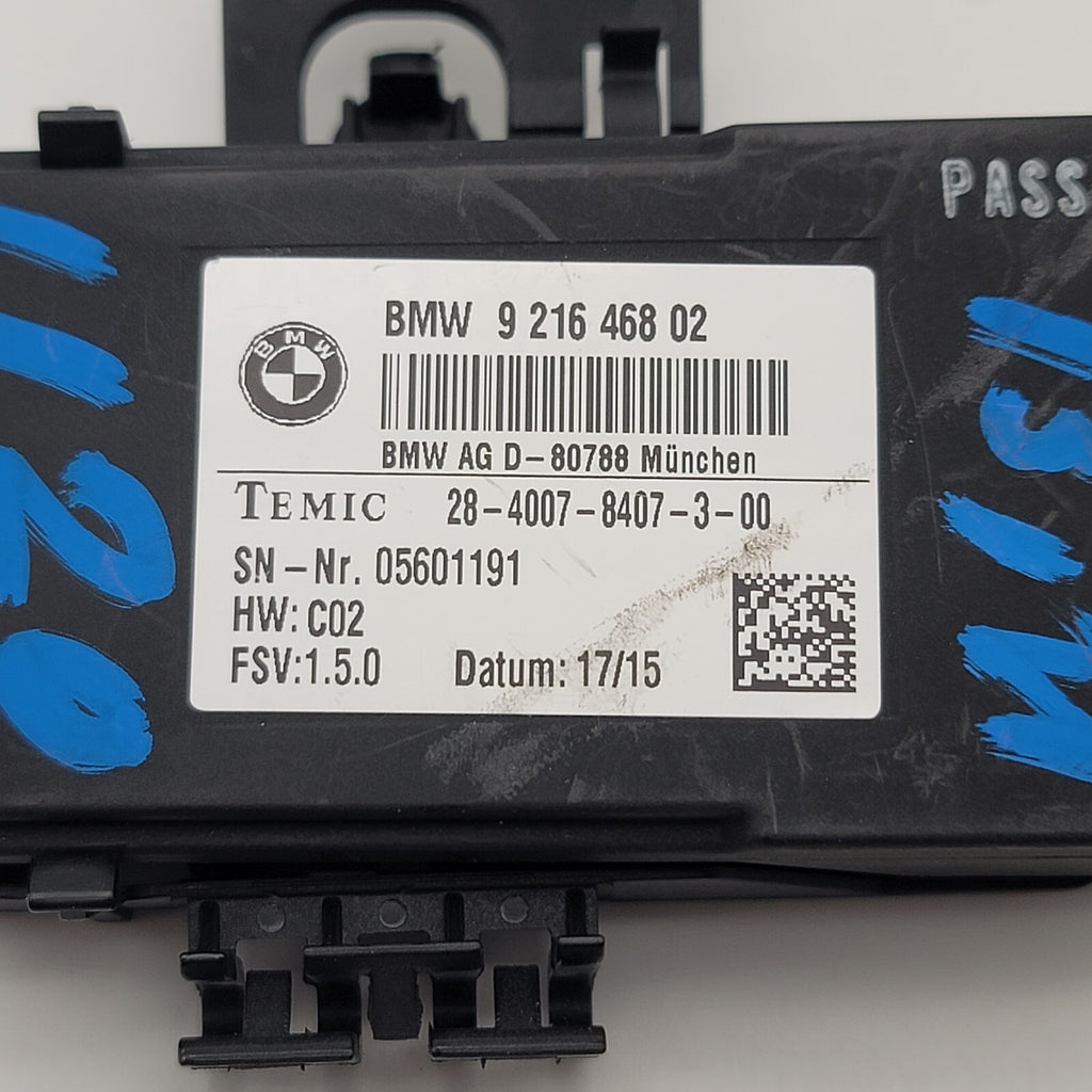 Front Seat Control Module OEM BMW F30 F10 F12 F13 2 3 4 5 6 Series X3 X4 X5 X6
