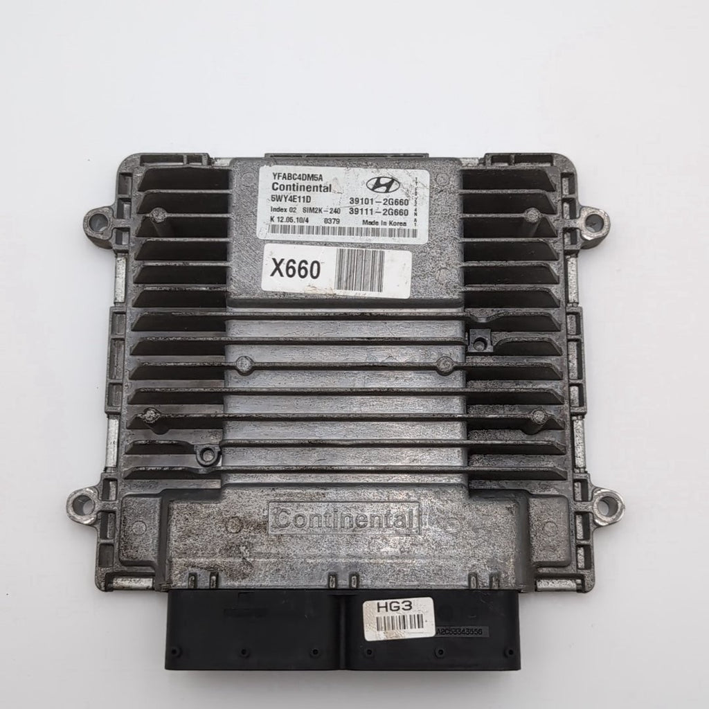 2011 Hyundai Sonata 2.4L Engine Computer Control Module ECU 39101-2G660