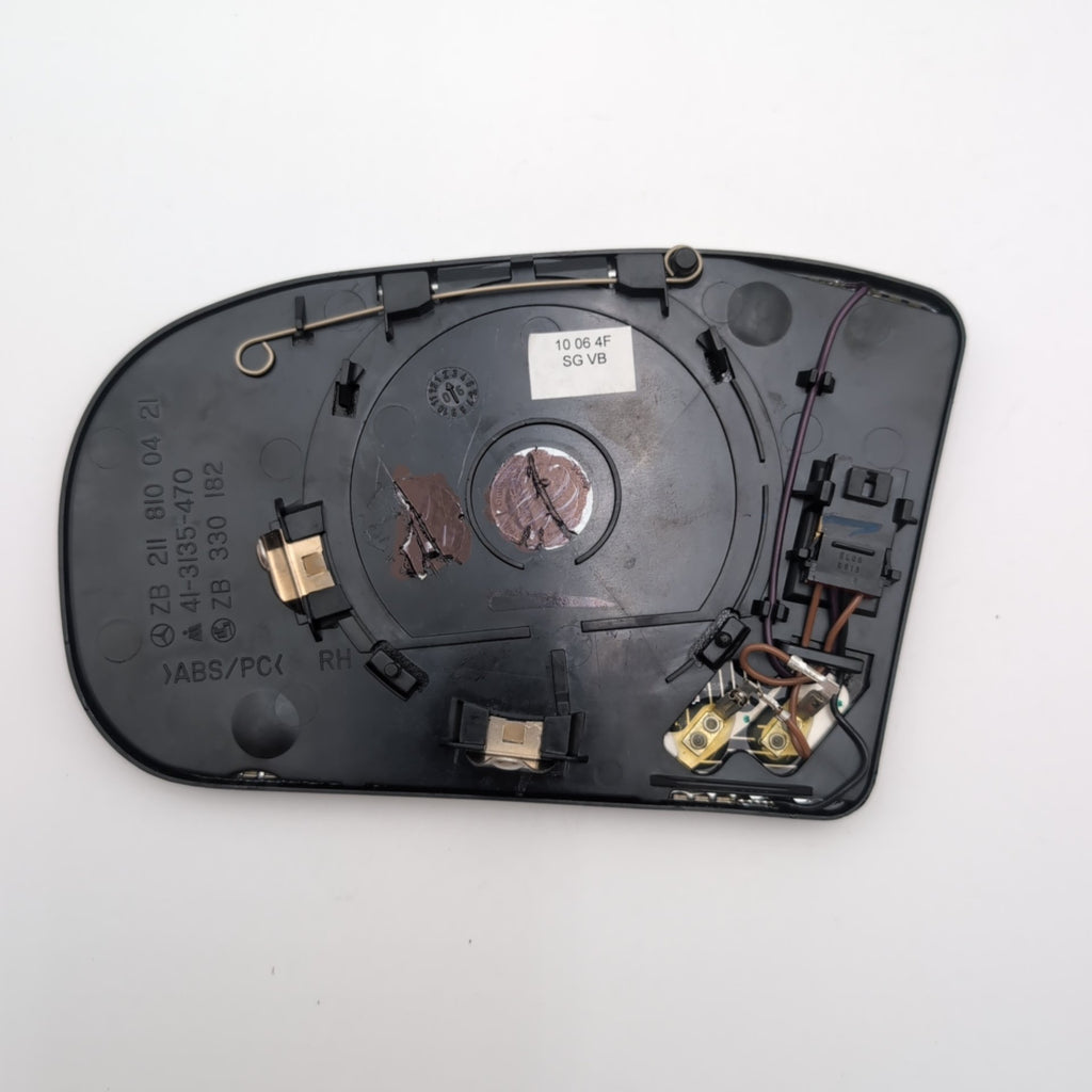 2003 - 2006 Mercedes E-Class W211 Right Side Mirror Glass Auto Dim 2118100421