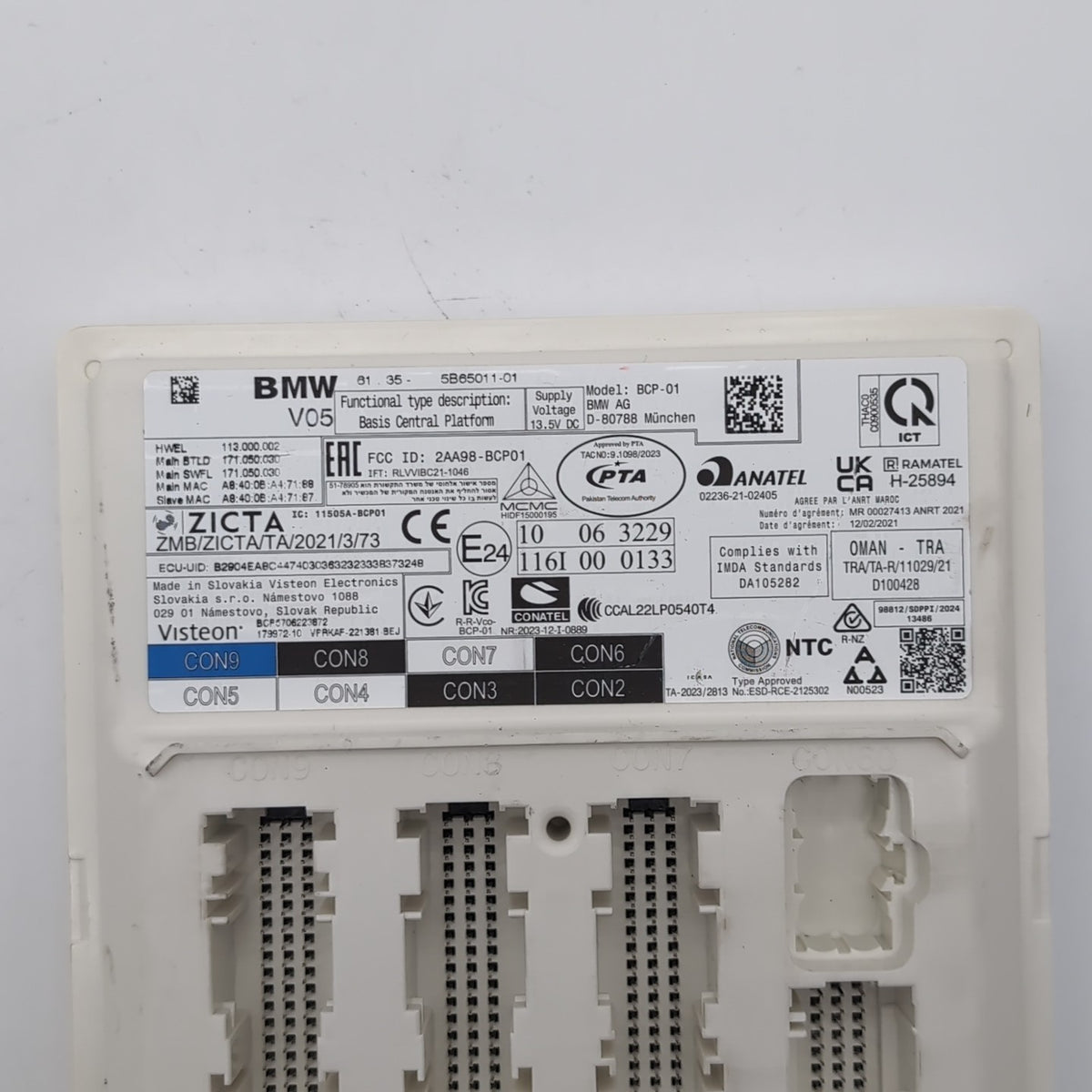 2024 2025 BMW X2 X1 U10 U11 BCP V05 Basis Central Platform Module OEM 5B65011