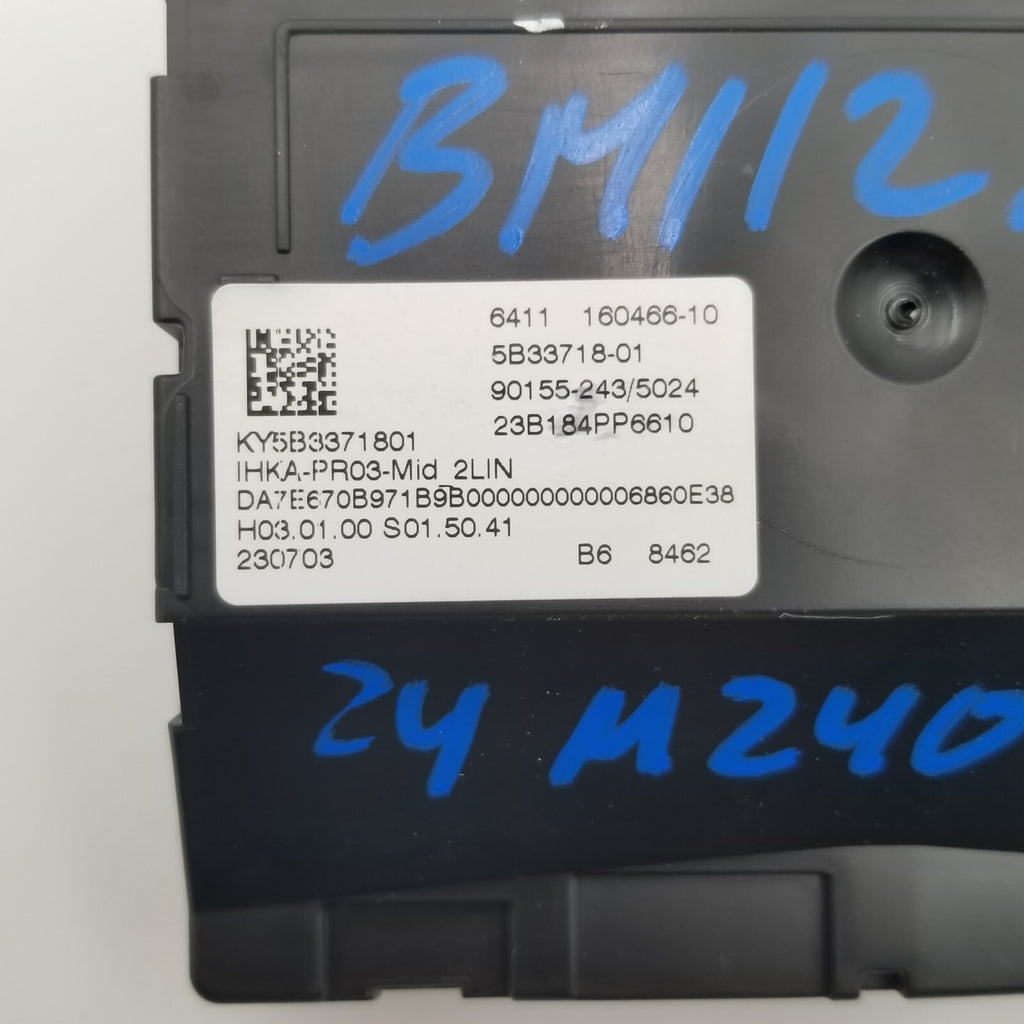 2019-2024 BMW 330I CLIMATE HEATER CONTROL MODULE 6411-5B33718 OEM
