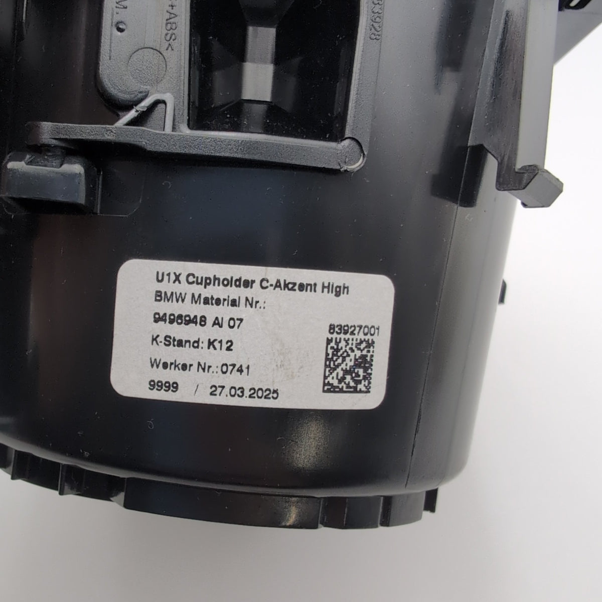 2023 2024 2025 2026 BMW X1 X2 U10 U11 Center Console Dual Cup Holder 9496948
