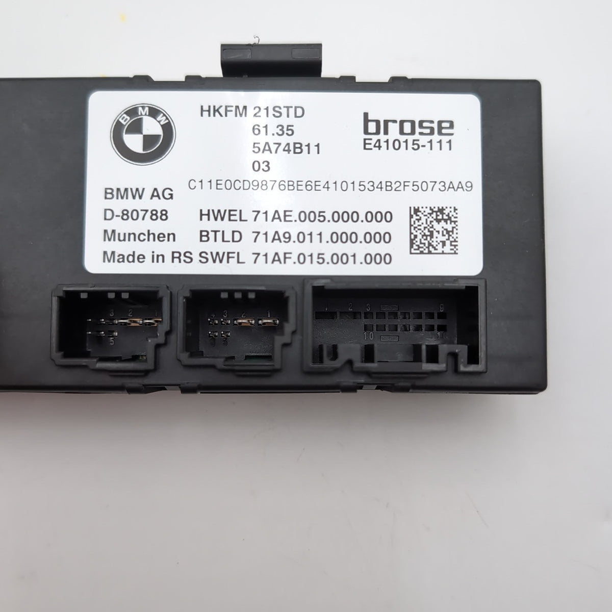 2023 2024 2025 BMW G60 XM X1 X2 X3 Trunk Lid Liftgate Control Module 5A74B11
