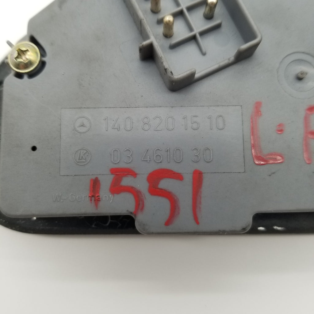 1992 1993 1994 Mercedes W140 S500 S420 Rear Left Side Seat Control Switch Trim