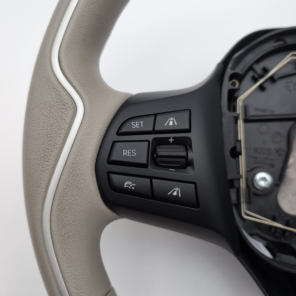 2014 - 2021 BMW i3 i3s I01 Steering Wheel Leather Lodge Design Gray 6870165
