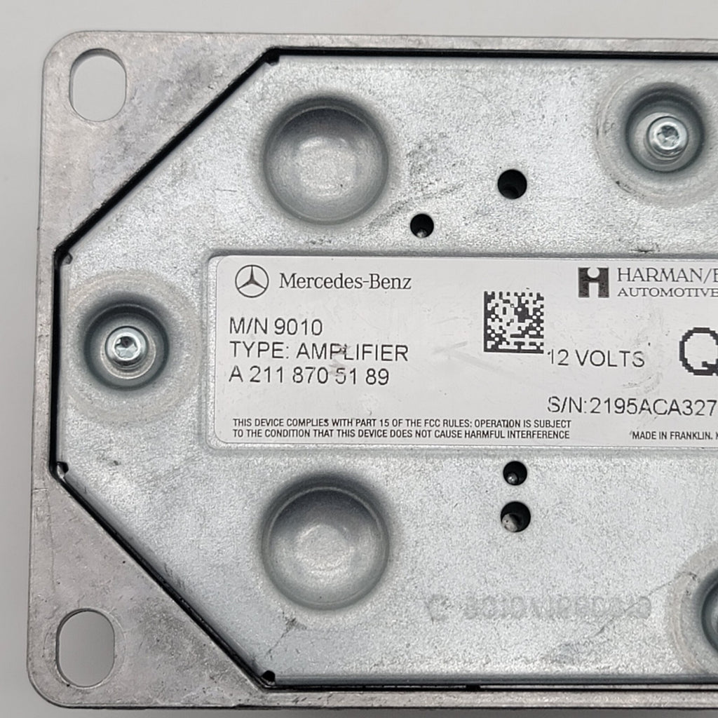 2008- 2018 Mercedes W211 E350 GL450 R350 Subwoofer Amplifier Harman Becker OEM