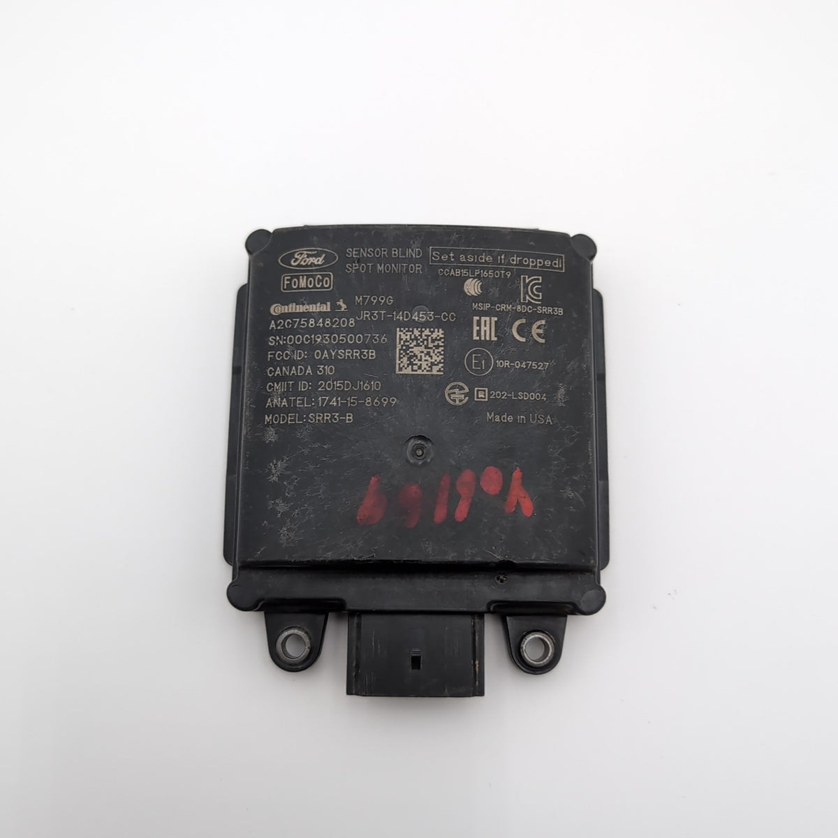 2019 2020 Ford Edge Blind Spot Detection Monitor Sensor Module JR3T-14D453-CC