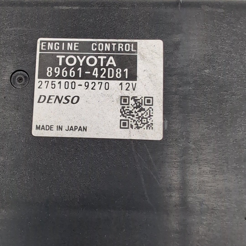 2006 Toyota RAV4 3.5L Engine Computer Control Module ECU 89661-42D81