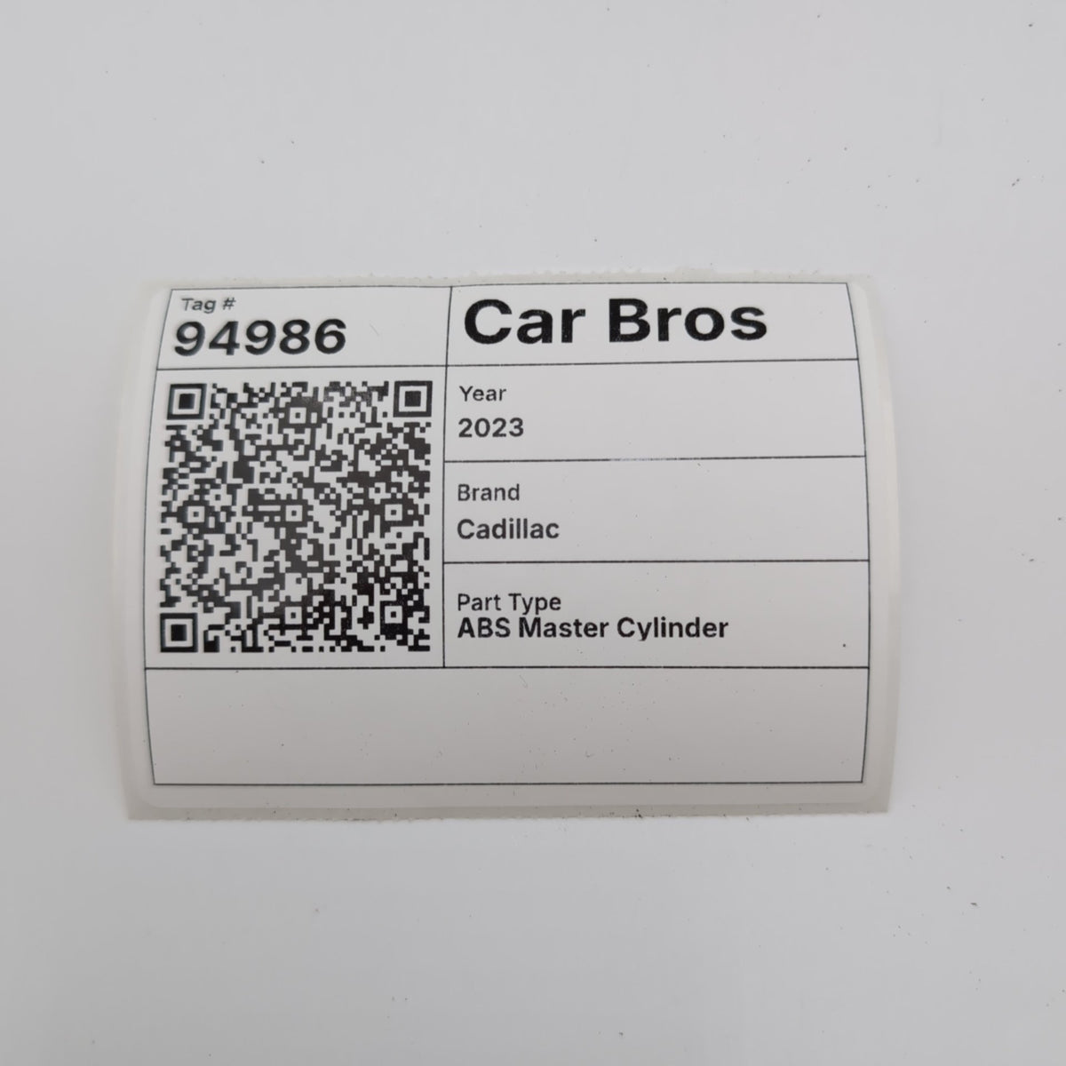 2022 2023 2024 Cadillac 2.0L ABS Master Cylinder Brake Booster 87814754