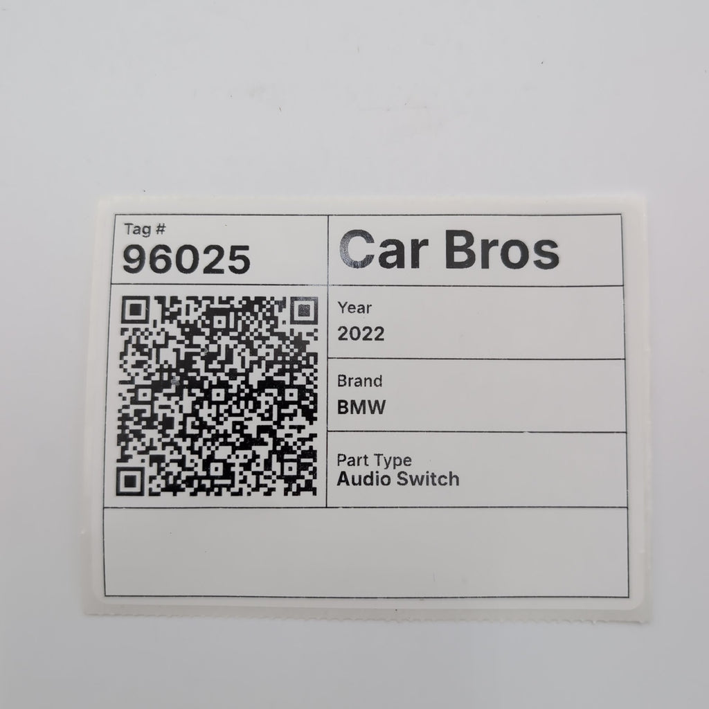 2021 - 2024 BMW 230i 330i 430i G20 G22 G26 G42 Radio Audio Switch Panel 5A47C60