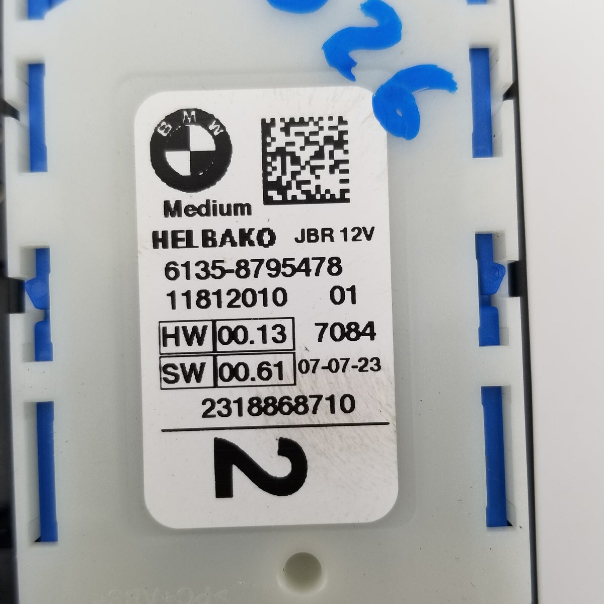 FUSE BOX REAR CONTROL SWITCH 5A04502 8795478 BMW X4 X3 G02 G01 2018- 2023 OEM