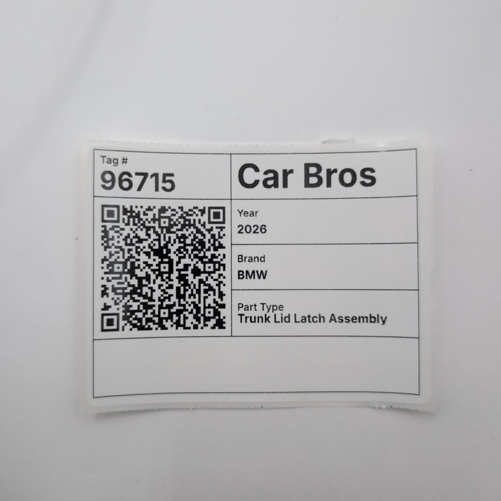 2019 - 2026 BMW 430i M440i G26 Trunk Lid Latch Actuator Assembly 9463391 7430626