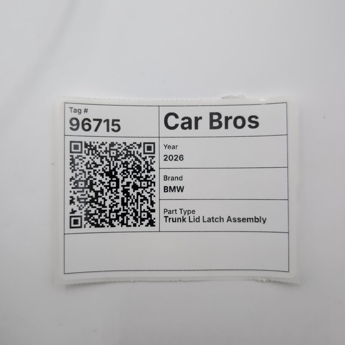 2019 - 2026 BMW 430i M440i G26 Trunk Lid Latch Actuator Assembly 9463391 7430626