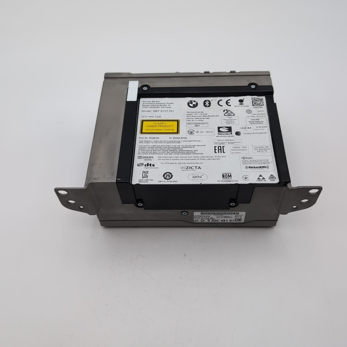 2020 2021 BMW i3s I01 NBT EVO High 2 Head Unit Radio Stereo OEM 5A0C481