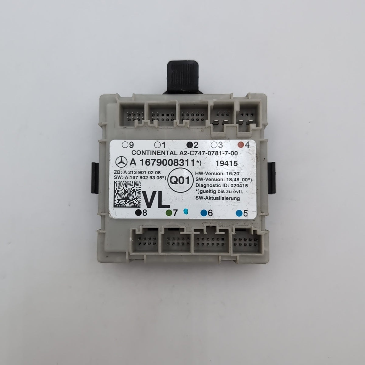 2020- 2023 MERCEDES E350 W213 FRONT LEFT DOOR CONTROL MODULE OEM A1679008311