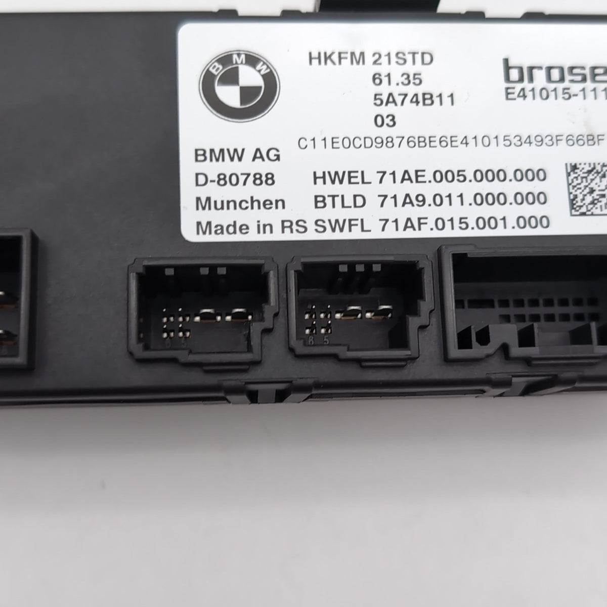 2023 2024 2025 BMW G60 XM X1 X2 X3 Trunk Lid Liftgate Control Module 5A74B11