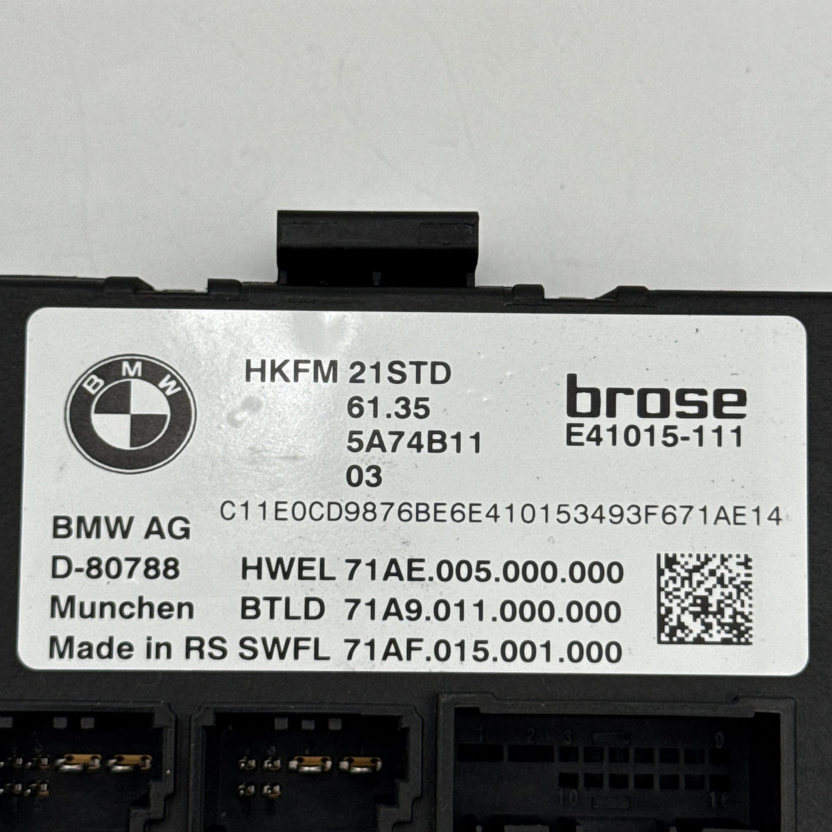 2023 2024 2025 BMW G60 XM X1 X2 X3 Trunk Lid Liftgate Control Module 5A74B11