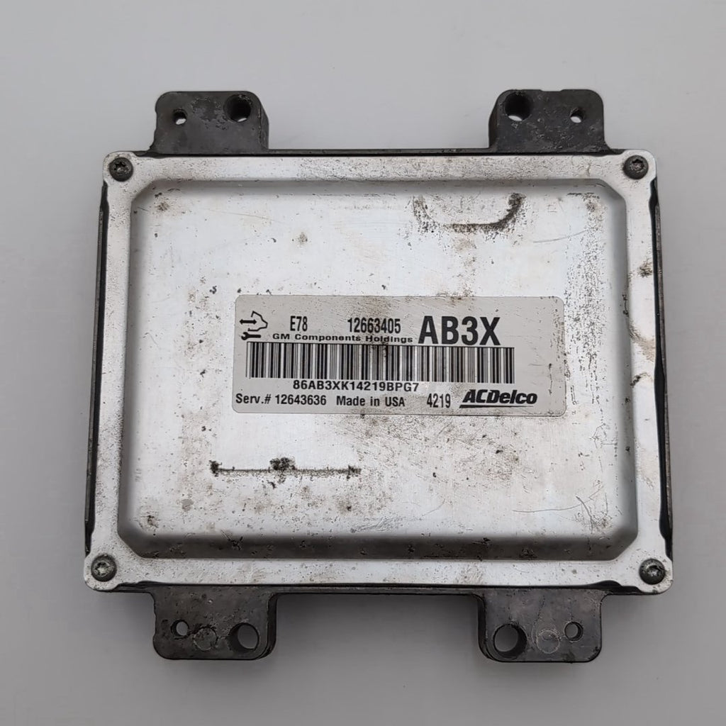 2012 - 2016 Chevrolet Silverado 2500 Engine Computer Control Module E78 12663405
