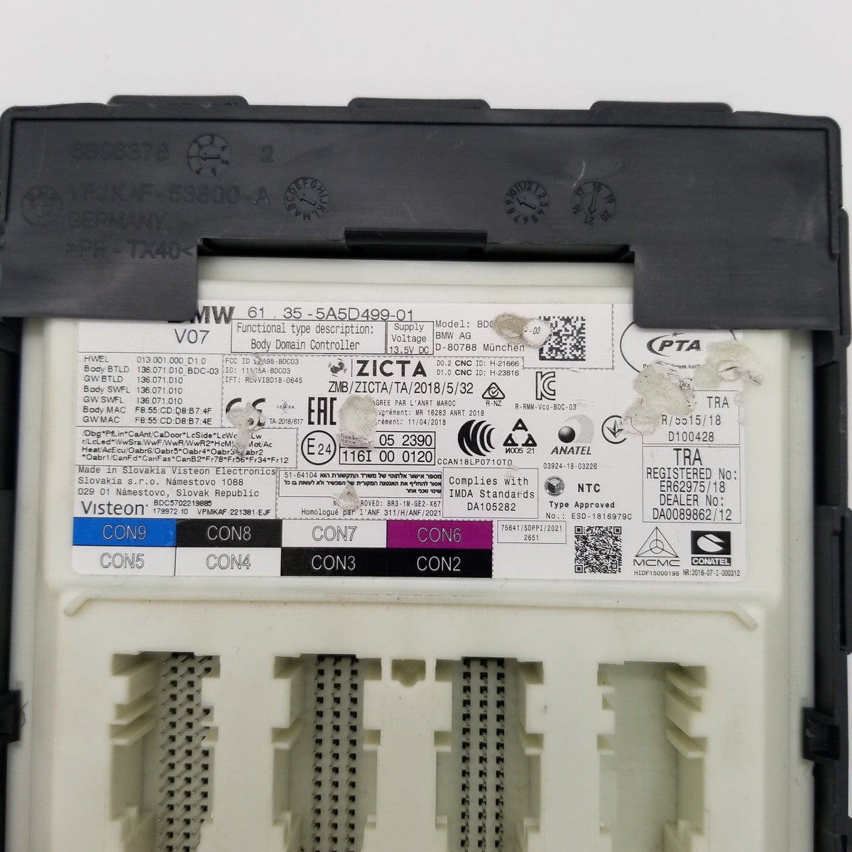 2023 2024 2025 BMW 7 Series G11 G12 Body Domain Comfort Control Module 5A5D499