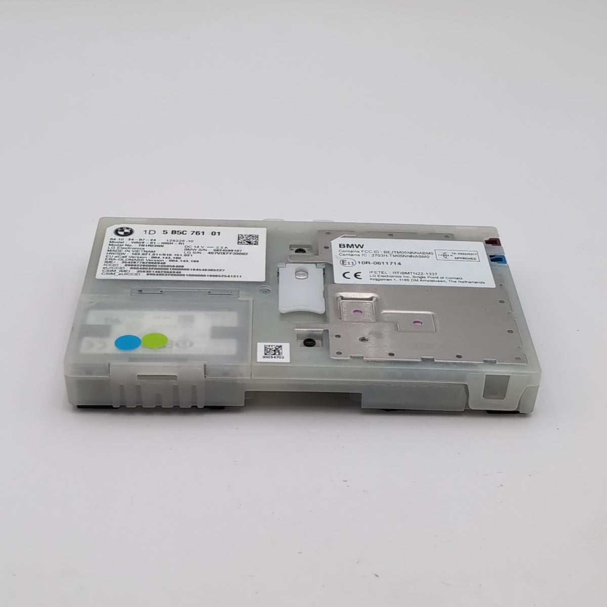 2025 BMW 330i G20 X1 U11 X3 G45 Antenna Telematics Control Module 5B5C761