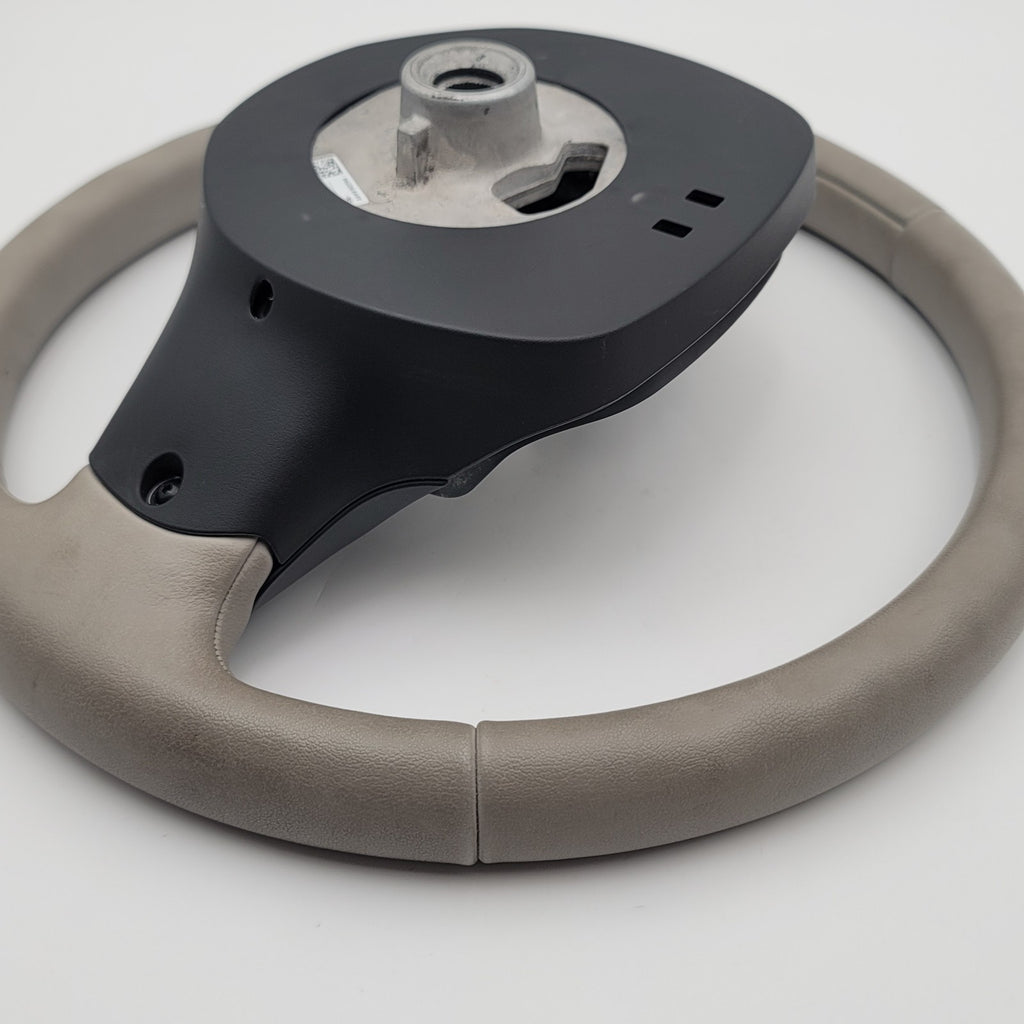 2014- 2021 OEM BMW i3 I01 Steering Wheel Leather Lodge Design Gray