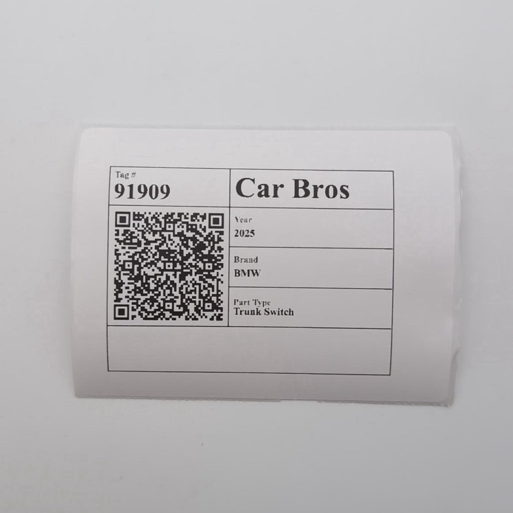 2023 - 2026 BMW G20 G60 G90 F74 X1 X2 X3 iX Trunk Release Switch 5A2BCB6