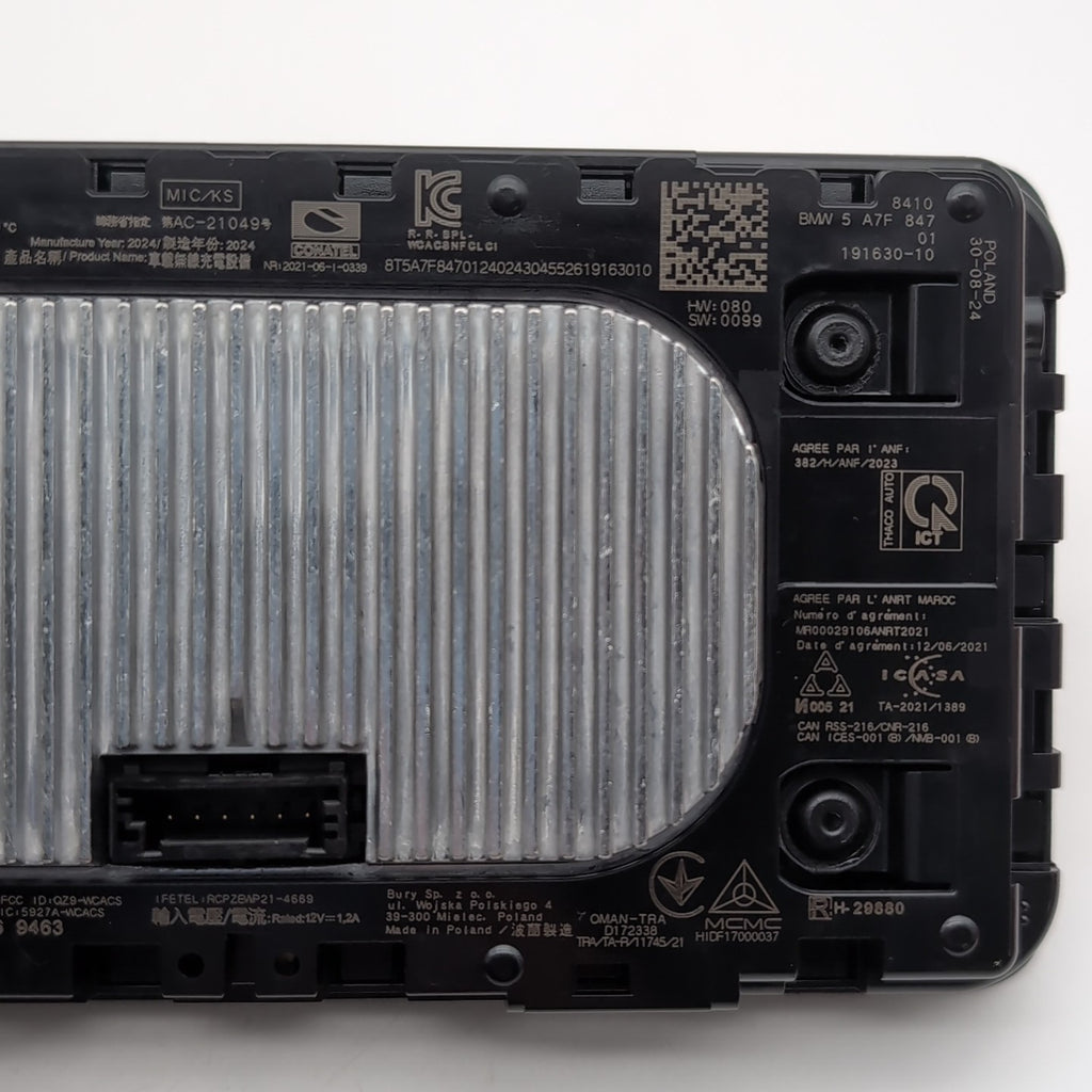 2019 - 2026 BMW G20 G22 G42 M3 M4 X3 X5 X6 X7 Wireless Charging Tray Pad