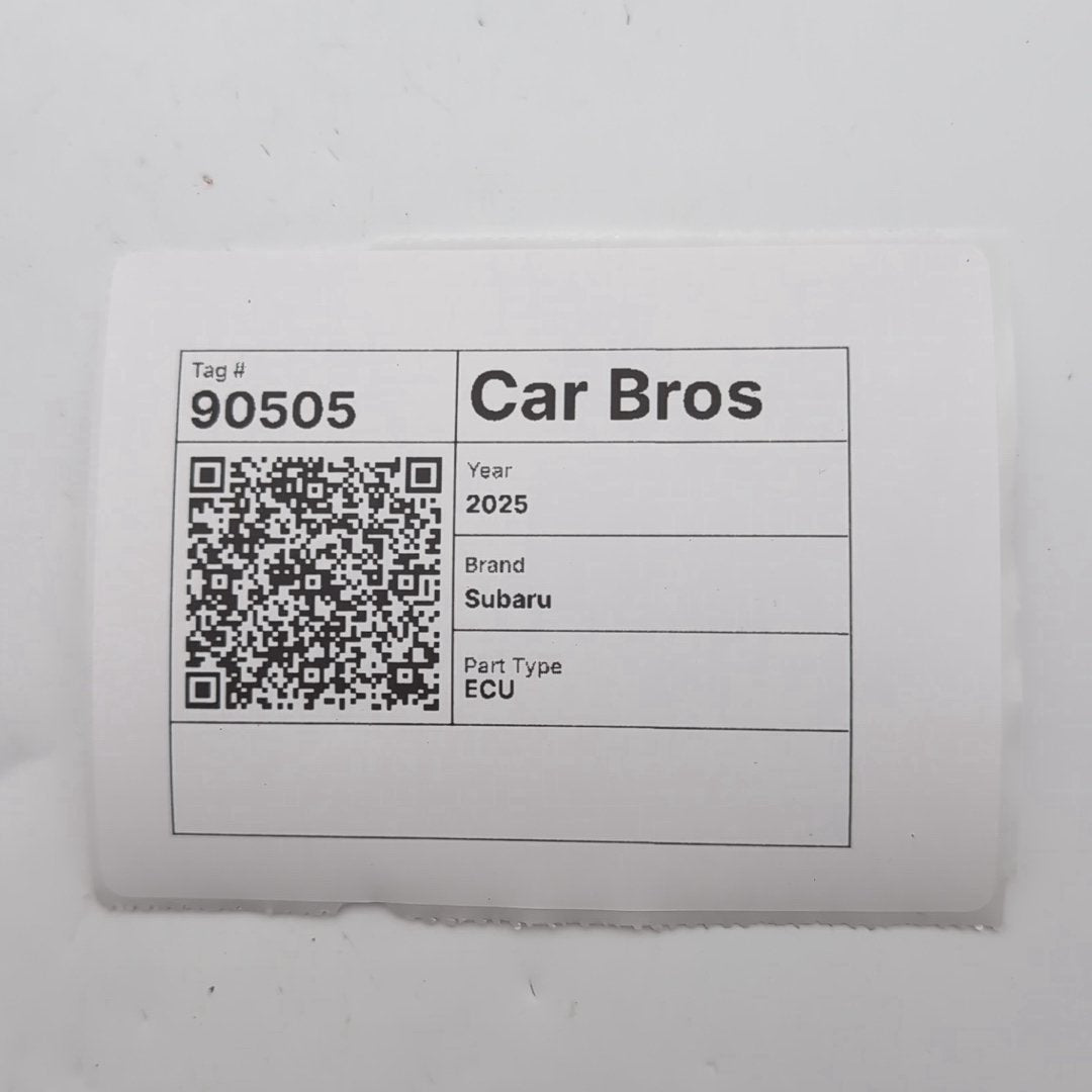 2025 Subaru XV Crosstrek Engine Computer Control Module 22765AU881