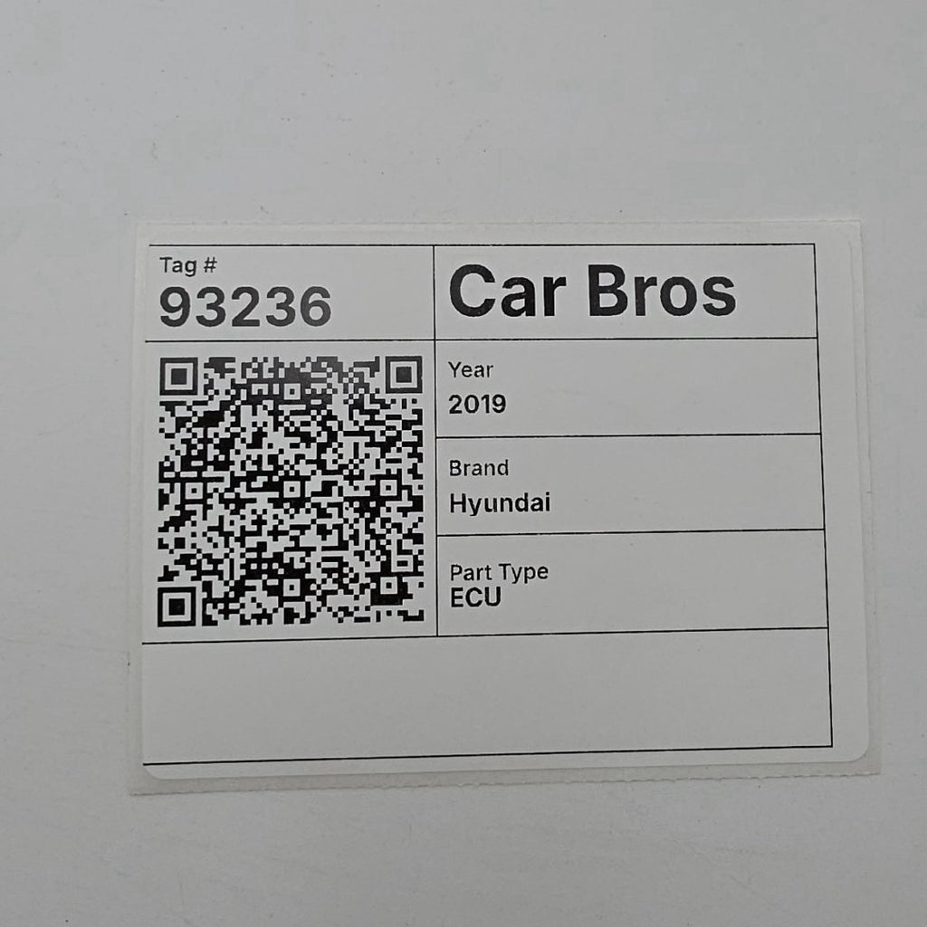 2019 Hyundai Santa Fe 2.0L Engine Computer Control Module ECU 39160-2GTD0