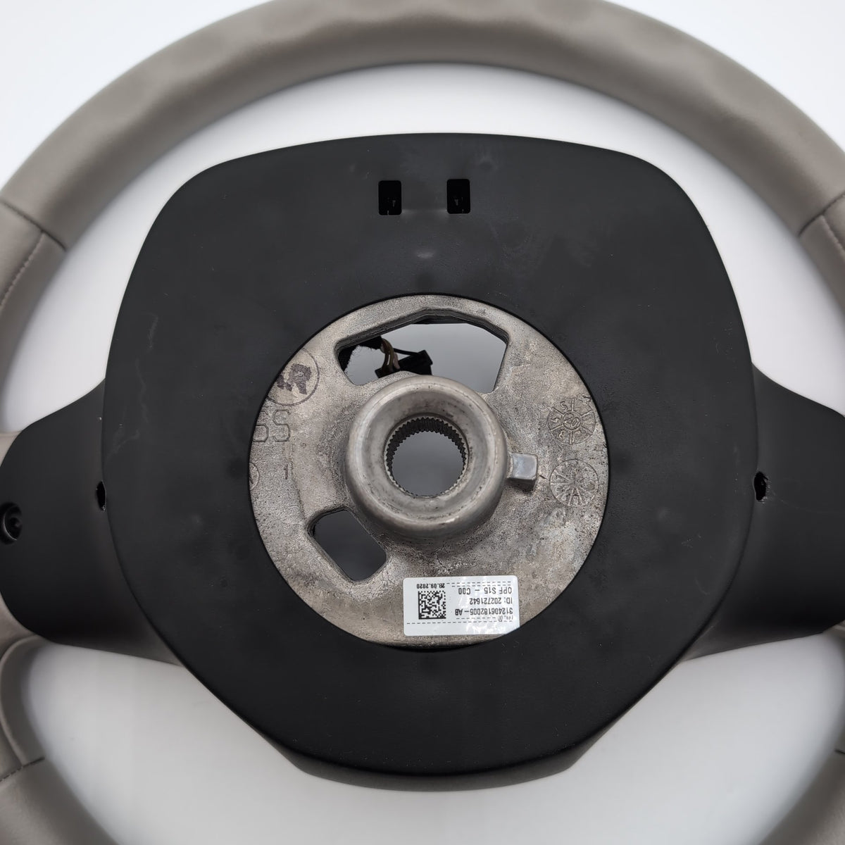 2014 - 2021 BMW i3 i3s I01 Steering Wheel Leather Lodge Design Gray 6870165