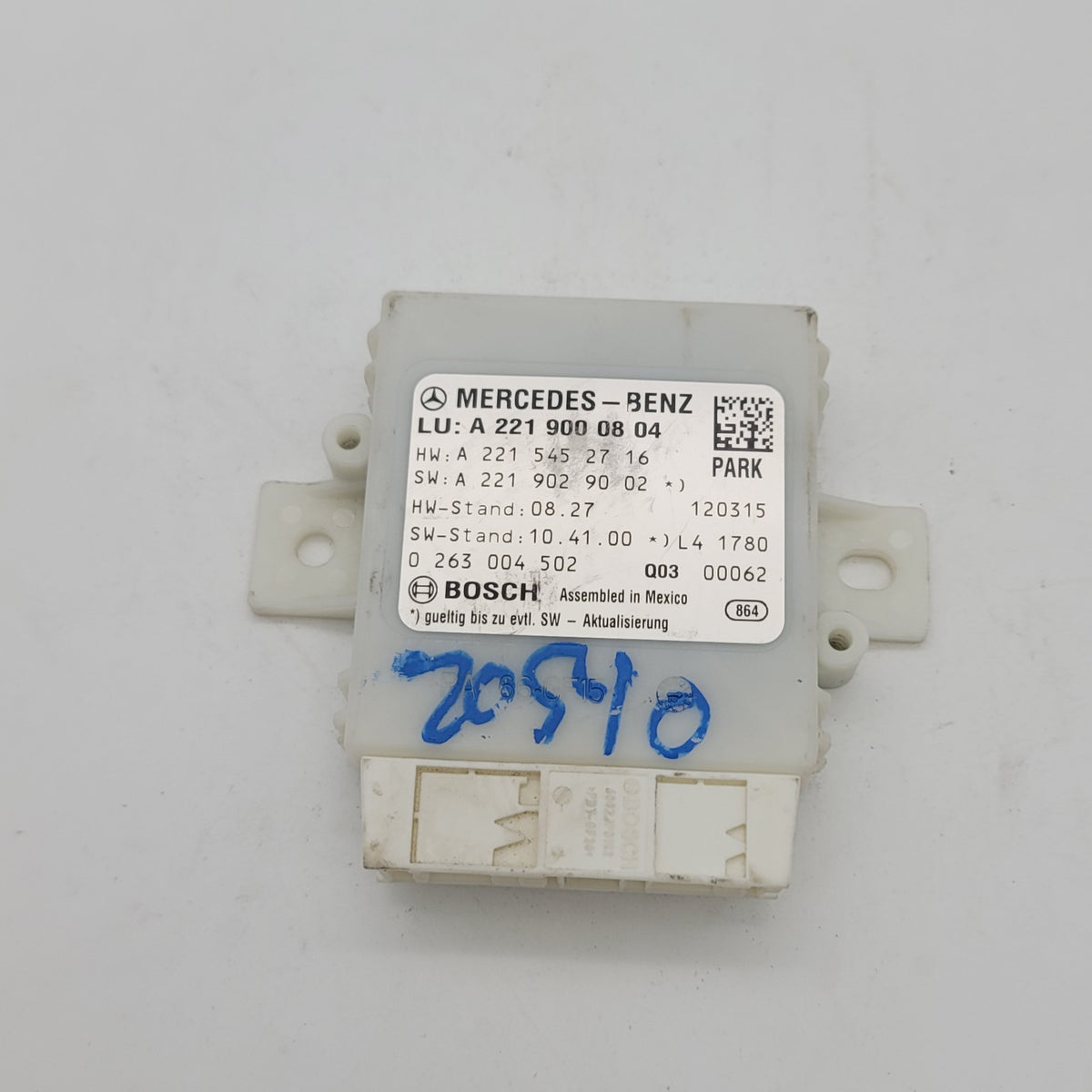 2010- 2013 Mercedes W221 S63 S550 Park Assist Parktronic Control Module OEM