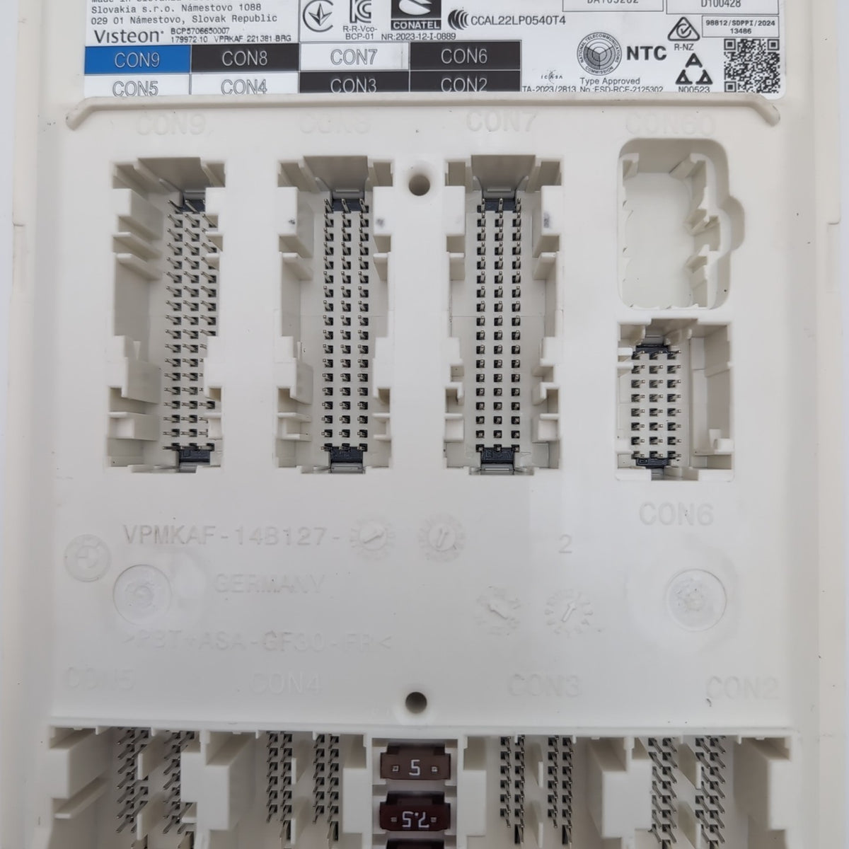 2025 BMW 530i 540i 550e G60 BCP V06 Basis Central Platform Module 5B6C430