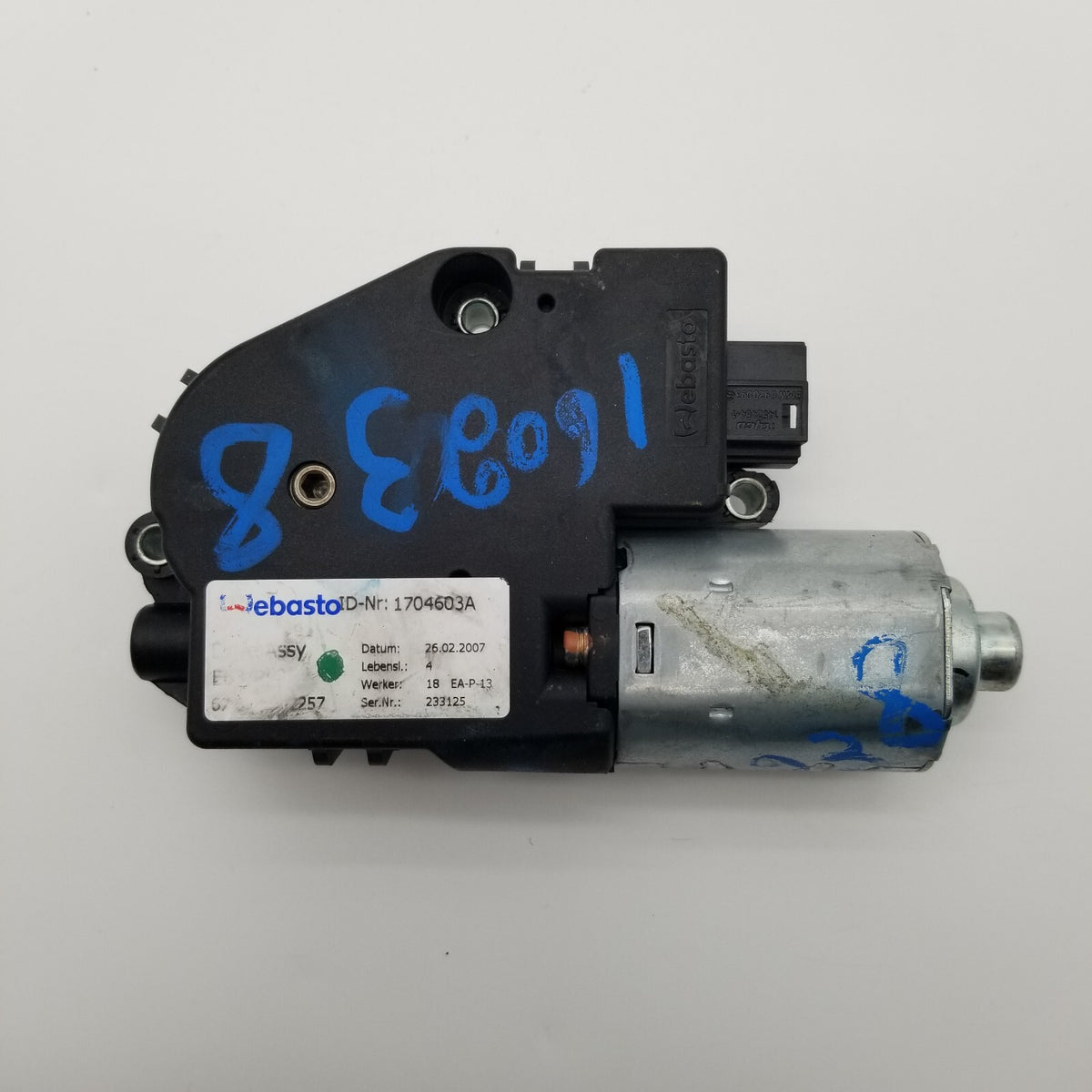 2007 BMW 335xi 335i 328i 328xi E90 E92 Sun Roof Motor Drive 1704603A
