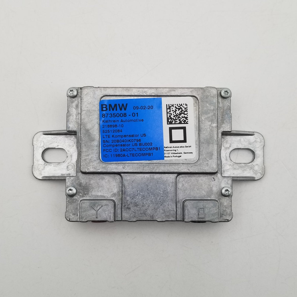 2019 - 2022 BMW 3 5 7 Series G20 G30 G12 X3 X4 X5 LTE Compensator Module 8735008