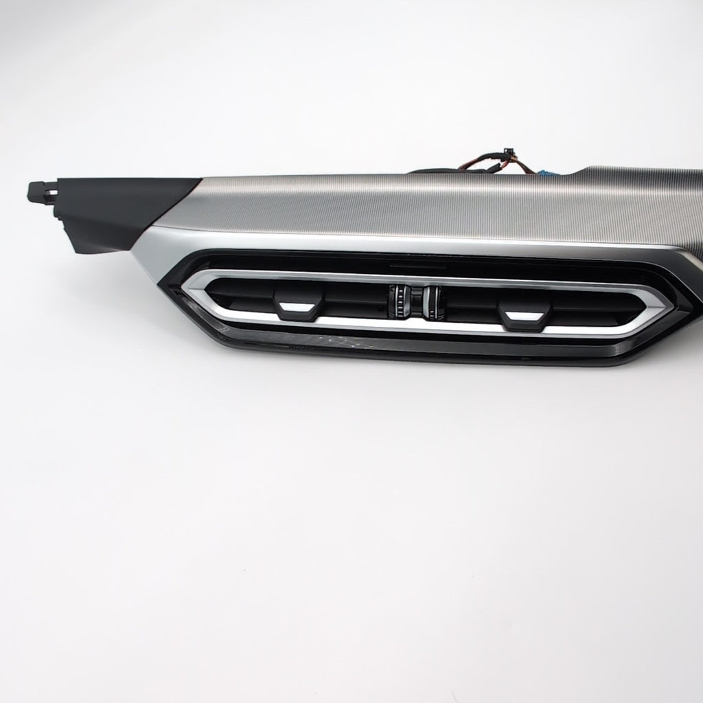 2024 BMW M440 G26 Center Dash Air Vent Aluminum Mesh Trim Panel Assembly 9623087